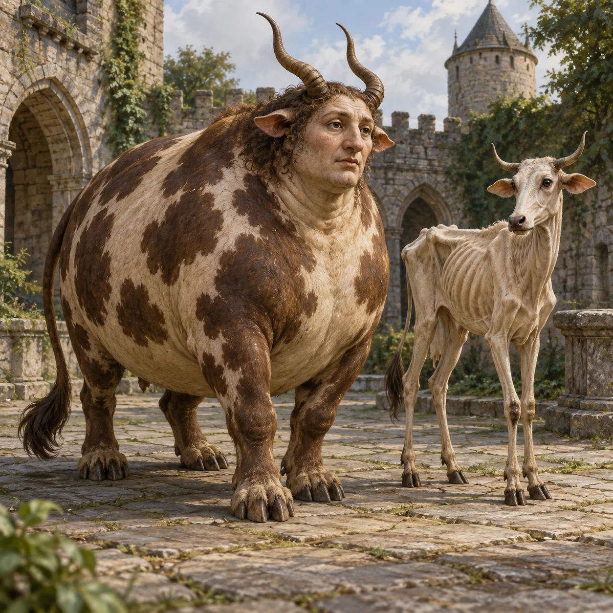 Bicorn and Chichevache