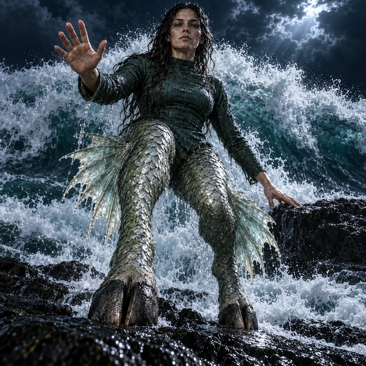 Mulher marinha